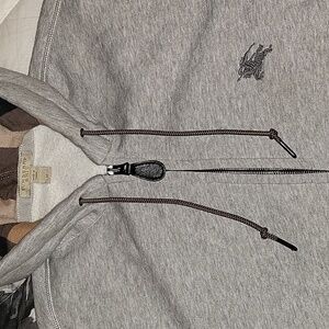 NEW WITHOUT TAGS 100% AUTHENTIC Burberry Brit Zip-up hoodie Mens Medium UNISEX!